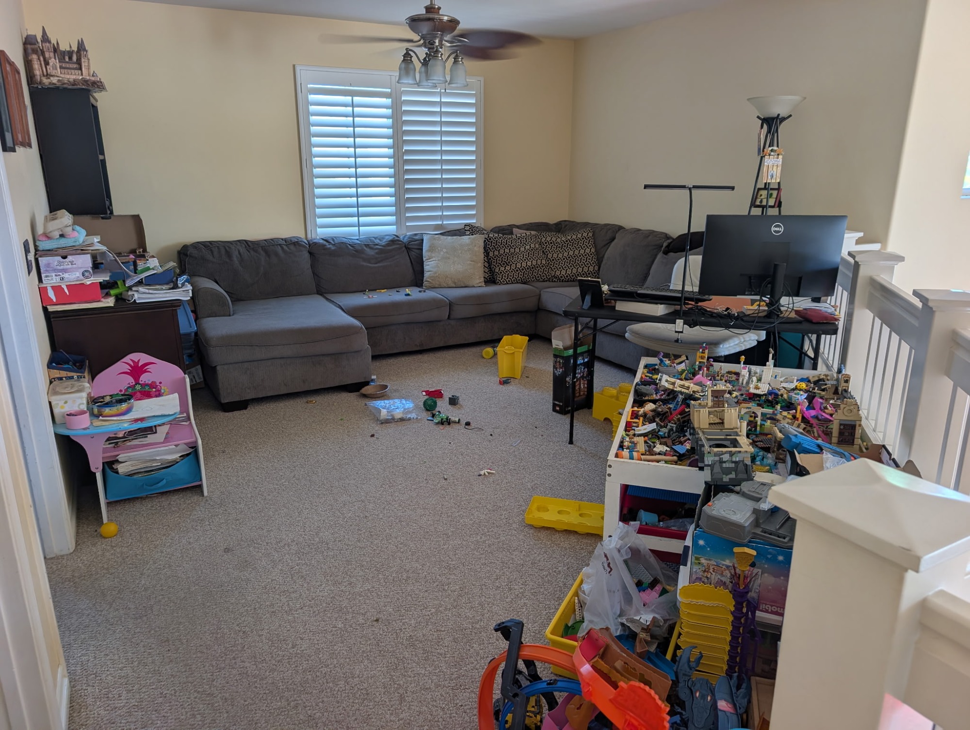 Before: Home Office/Play Area  in Ventura